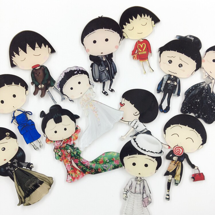 Broche femme en plexiglas - Ref 1175063 Image 4