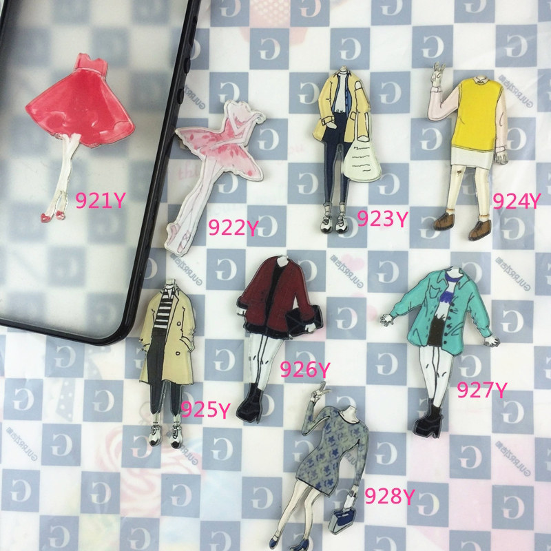 Broche femme en plexiglas - Ref 1183845 Image 9