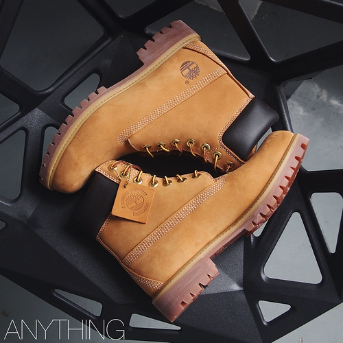 Timberland Timberland уличные повседневные водонепроницаемые классические мужские и женские ботинки из ревеня пшеничного цвета, ботинки Martin 10061W