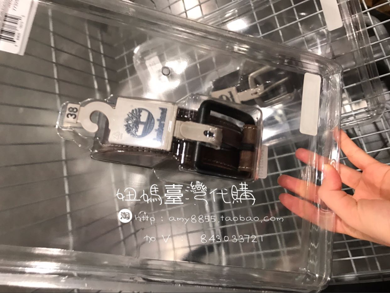 Đài Loan Costco mua tóc thẳng SF TIMBERLAND 添 柏 Thắt lưng da nam thắt lưng bộ đội