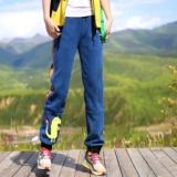 Дорожные демисезонные мультяшные утепленные бархатные штаны для отдыха