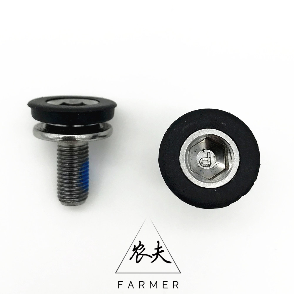 Dead Flying Waterproof Screw Bicycle tange VP Central Shaft Crank Fixing Screw Square Hole Central Shaft Screw