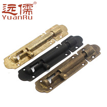  Yuanru copper sculpture Chinese antique brass window door insert Retro door and window classical copper live YRJ2009 pure copper latch