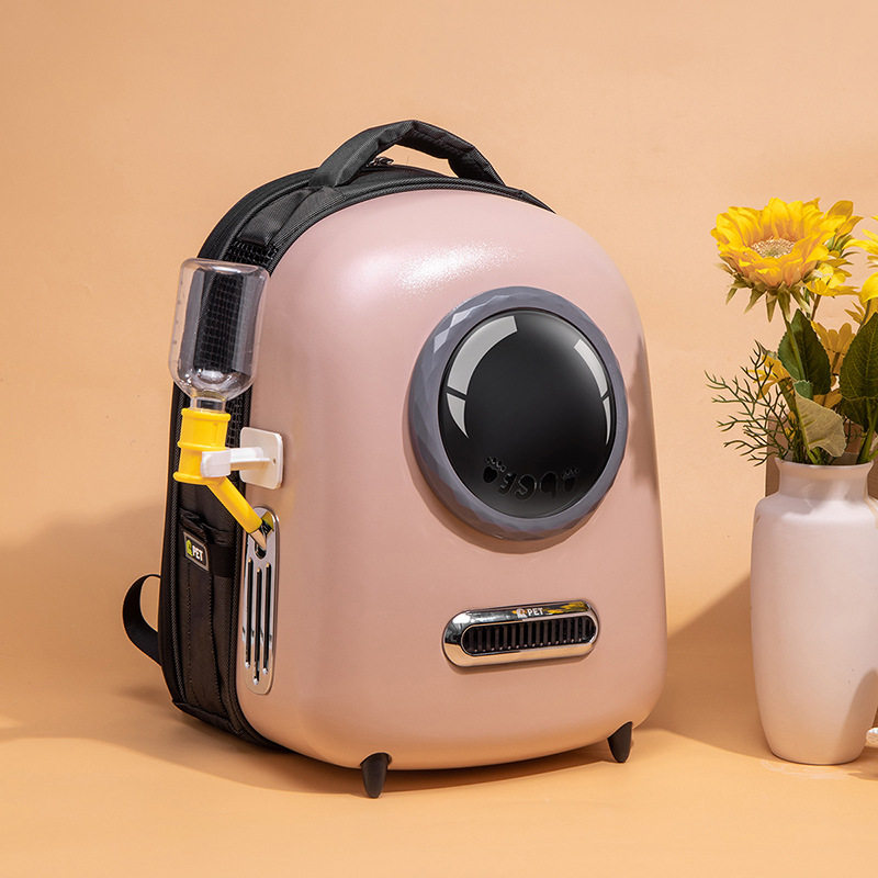 Smart pet bag high-tech fan universal cat and dog out portable backpack portable space transparent car bag
