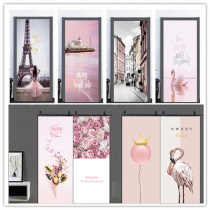 Meritocratic door sticker sticker waterproof adhesive sticker self-adhesive security door door post with glass applid cupboard with old door renovation collage