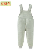 Зеленые теплые брюки густы