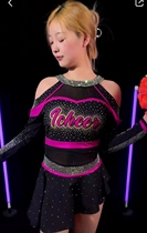 Professional production of cheerleading competition uniforms cheerleading aerobics performance uniforms item number 219340
