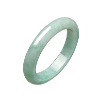 Zhou Dasheng natural jade bracelet female distant mountain beauty light green waxy heirloom jade bracelet gift for mother and girlfriend