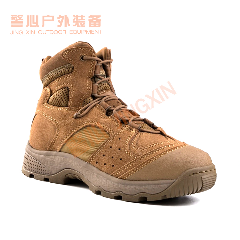 Dingfeng 6 inch Scout combat boots Light city tactical boots Outdoor sports boots Black sand color