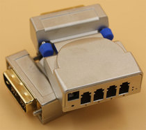 Lossless DVI fiber extender DVI-D to multimode 4-core 500m fiber optic transceiver optical transceiver 1080P