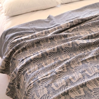 ★ DY Thin 4 -Layer Totel Coteltled -zebra Blue