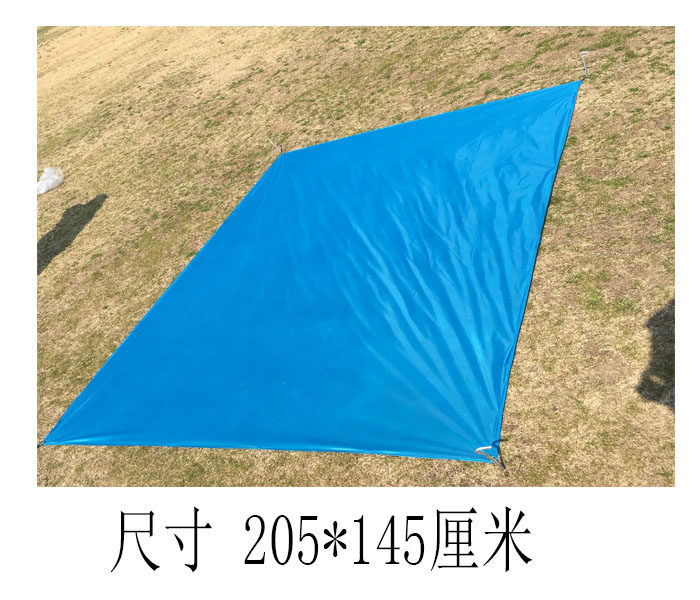 Cowshed outdoor ultra-light silicone oil fabric floor mat picnic mat beach sand-proof mat ultra-thin single-sided silicone oil