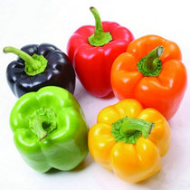 5 Color Sweet Pepper Seed Light Cage Pretzels Fruits Chili Seeds Space Pretzels Color Chili Seeds Spring Season Vegetables Seed