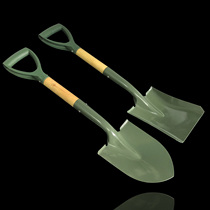 Military-industrial horticulture with shank large steel shovel iron shovel shovel sturdy and durable seed vegetables pine soil tools