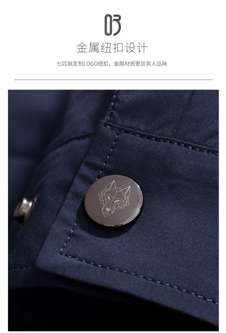 Blouson homme SEPTWOLVES    manches longues en Polyester - Ref 3118420 Image 23