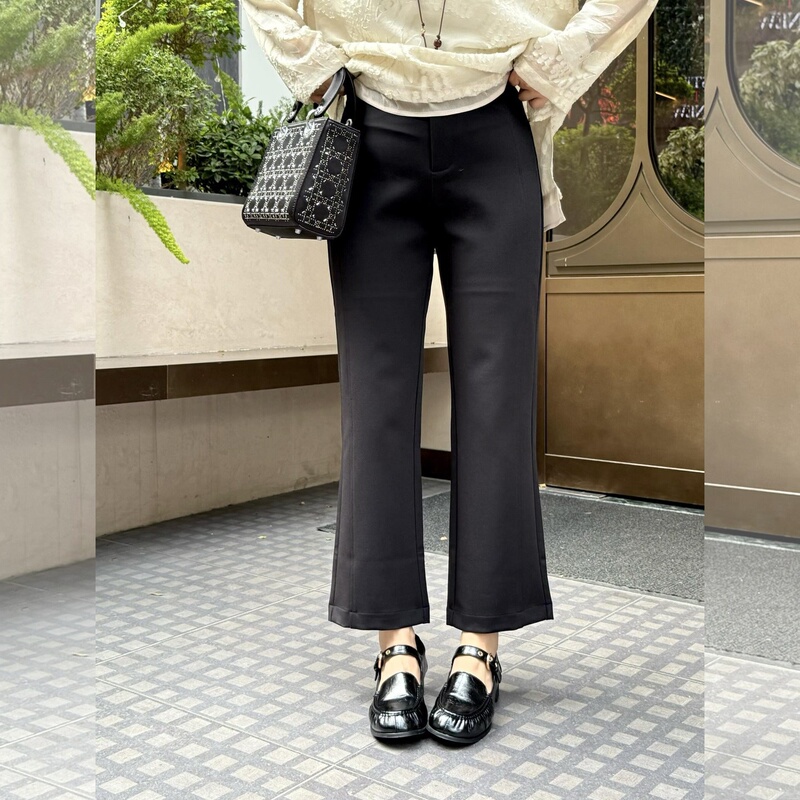 Ye Dafei Ydfstudio Niche Ice Tea Pants Early Autumn European Style High-Quality High-Waisted Slimming Cropped Casual Pants Ye Dafei Ydfstudio Niche Ice Tea Pants Early Autumn European Style High-Quality High-Waisted Slimming Cropped Casual Pants