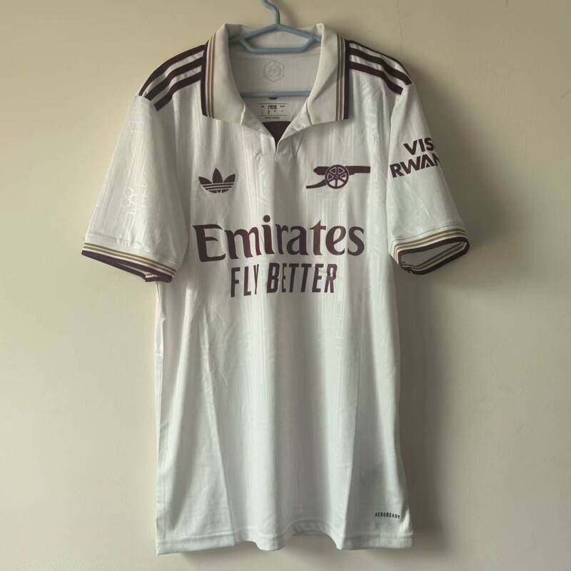 Arsenal's Second Away Kit for the 25-26 Season, with Number 41 Rice and Other Names Printed, Ji9556 Arsenal's Second Away Kit for the 25-26 Season, with Number 41 Rice and Other Names Printed, Ji9556