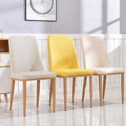 Popular Dining Chair Scandinavian Dining Table Chair Study Backrest Stool For Home Minimalist Modern Restaurant Hotel Chair Desk Chair