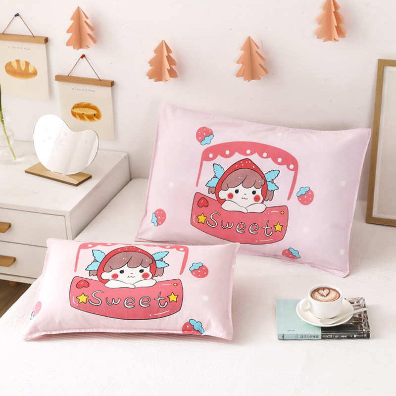 All cotton children pillow - case 30 x 50 kindergarten baby pure cotton pillow sleeve single - core gall set