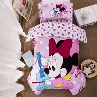Chăn bông mẫu giáo ba mảnh ngủ trưa chăn bông chăn trẻ sơ sinh bộ đồ giường sáu mảnh đặt với lõi có thể tháo rời chăn siêu nhẹ