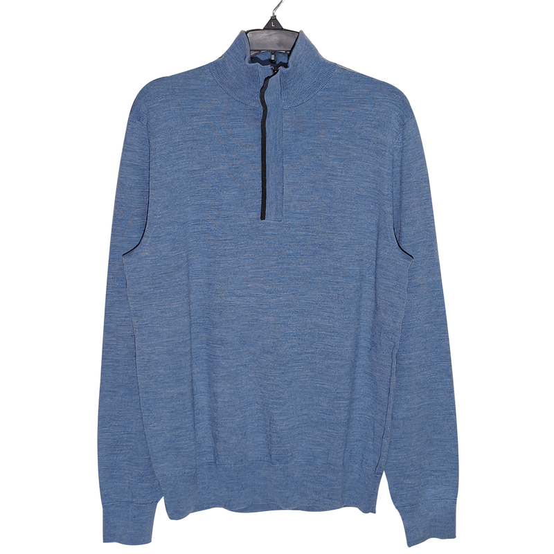 Banana Republic Men's Spring, Autumn and Winter Half-Zip Collar Pure Wool Pure Color Warm Top