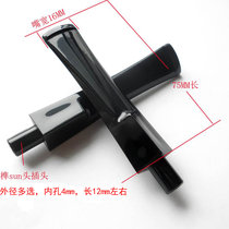 DIY freestyle stone handmade pipe accessories 3MM filter element non-prefabricated cigarette holder black straight handle square saddle