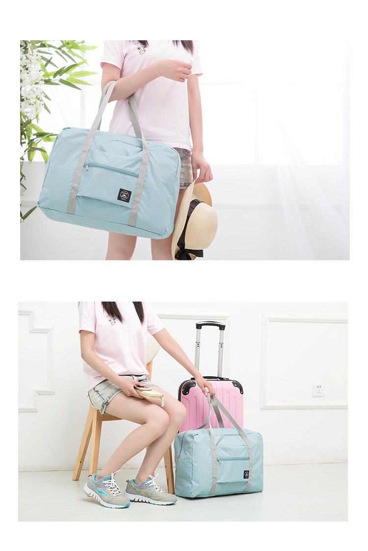 Du lịch công suất lớn xe đẩy túi duffel túi du lịch lưu trữ túi xách tay vai túi gấp túi du lịch nữ túi xách du lịch thể thao