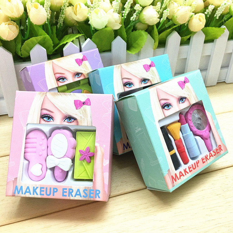 Realistic Styling Cosmetics Eraswipe Girl Toys Eraswipe Kindergarten Elementary School Students Stationery Small Gift Prizes