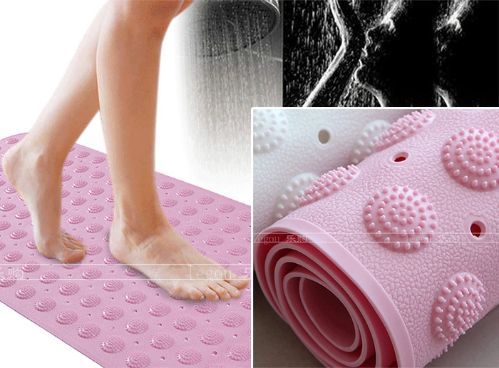 Phòng tắm gia đình mat với cốc hút thảm nhựa phòng tắm vòi sen phòng mat khách sạn tắm massage mat