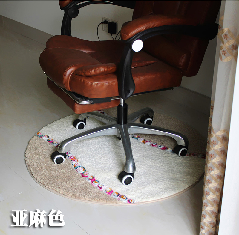 Hộ gia đình thảm tròn xoay ghế đệm phòng ngủ bàn trang điểm phân ghế học tập ghế sàn máy tính ghế sàn mat - Thảm thảm trang trí phòng ngủ