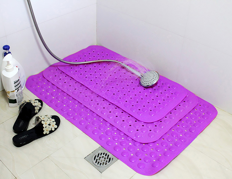 Phòng tắm gia đình mat với cốc hút thảm nhựa phòng tắm vòi sen phòng mat khách sạn tắm massage mat