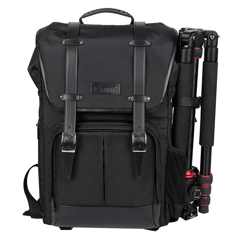 Professional photography camera bag backpack back open cache digital large capacity wear-resistant material waterproof