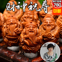 Hand engraving of olive nuclear hand string South workmanship Play Engraving Old Oil Nuclear Hand Sculpture Chaeosin of Suzhou Famous Nuclear Sculpture