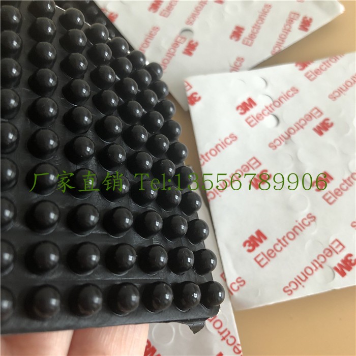 100 grain black anticollision rubber grain cabinet door slip sticker furniture anti-touch mute affix with hemisphere lower cylindrical 6 * 5 4mm
