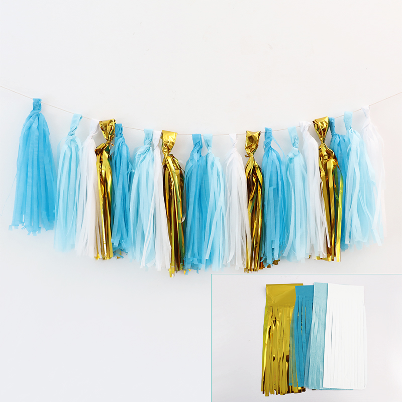 Buy New tassel Festoon paper Ribbon decorations wedding party