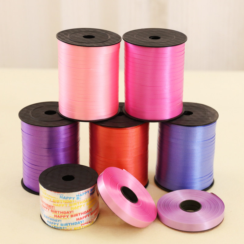 Balloon tie-rope tie-rope decorated with ribbon ribbon rope wedding birthday party ribbon ribbon