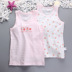 Bé vest cotton mùa hè nam và trẻ em nữ đồ lót bé cross-bar tay tre lễ hội bông mùa xuân và mùa thu dưới siêu mỏng 