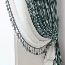 Customized 2022 new light luxury high - end Cheniel Cashmere Delivery Room in Nordic All - Shade Curtain Living Room