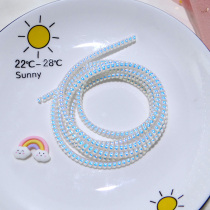 Universal data cable protection rope charger earphone winding charging cable protection cable 3 in 1 spring rope protective cover