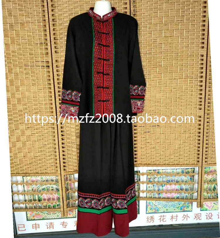 New Yi quần áo nam Shilin Yi Quần áo nam eo ba mảnh phù hợp với quốc phục Quần dài tay dài - Trang phục dân tộc bộ đồ nam nữ