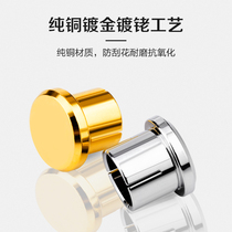 Pure copper gold-plated power amplifier audio RCA lotus seat metal protective cover dust cap shielding cap anti-oxidation Lotus cap