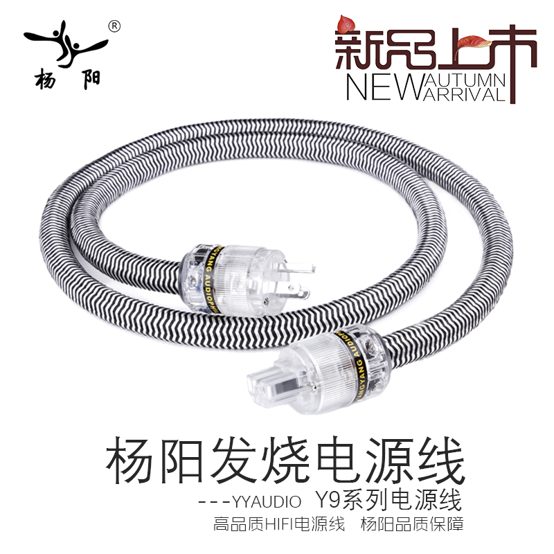 Yangyang YYAUDIO Y9 series fever-grade power cord HiFi audio CD amplifier power amplifier power cable