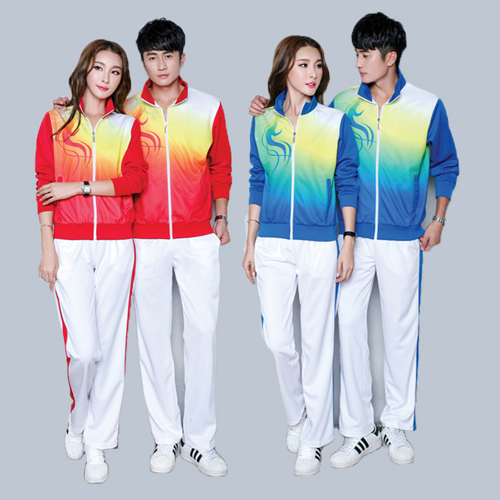 Những người yêu thích Jiamusi mặc trang phục nhóm thể thao nam và nữ mua bộ nhảy vuông tùy chỉnh bộ đồ thể thao kích thước lớn - Thể thao sau quần đùi thể thao