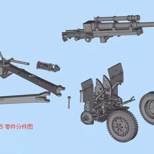 1/30 1/35 1/72 1/48 США M101 Grenader M2A1 105 мм Howitzer 3D Printing
