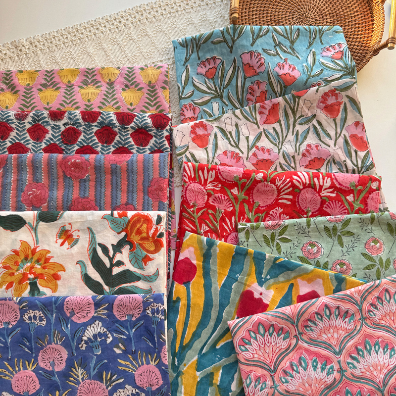 India Imports Pure Cotton Fabrics, Engraved and Printed Fabrics, Home Fabrics, Clothing Fabrics