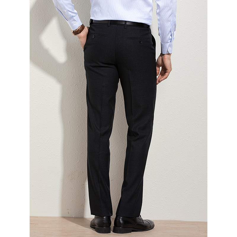 Langden Tây quần nam mặc đẹp quần đen Suit Business Casual Suit quần dài quần Straight nam Thu / Đông.