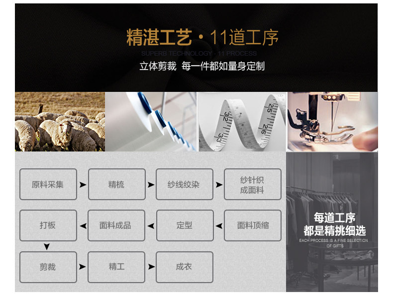 Costume homme en laine pour printemps - Ref 1552395 Image 14