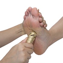 Wenyuantang portable medium M M foot moxibustion Rod Wall thickness chute original copper rolling head point Warm moxibustion massage