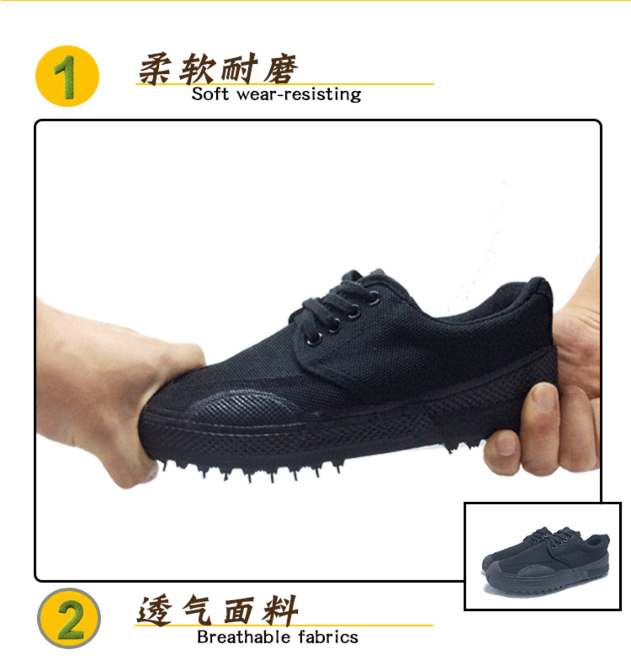 Chính hãng giúp đỡ thấp 99 đào tạo giày đen cảnh sát quân sự đào tạo giày của nam giới giày vải bảo hiểm lao động giày non-slip chịu mài mòn làm việc giày màu đen tinh khiết giày thể thao nam adidas