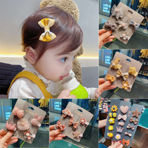 Little girl hairclip Net red 2021 New Girl hair less hair hair hair card Princess headwear hair accessories cute